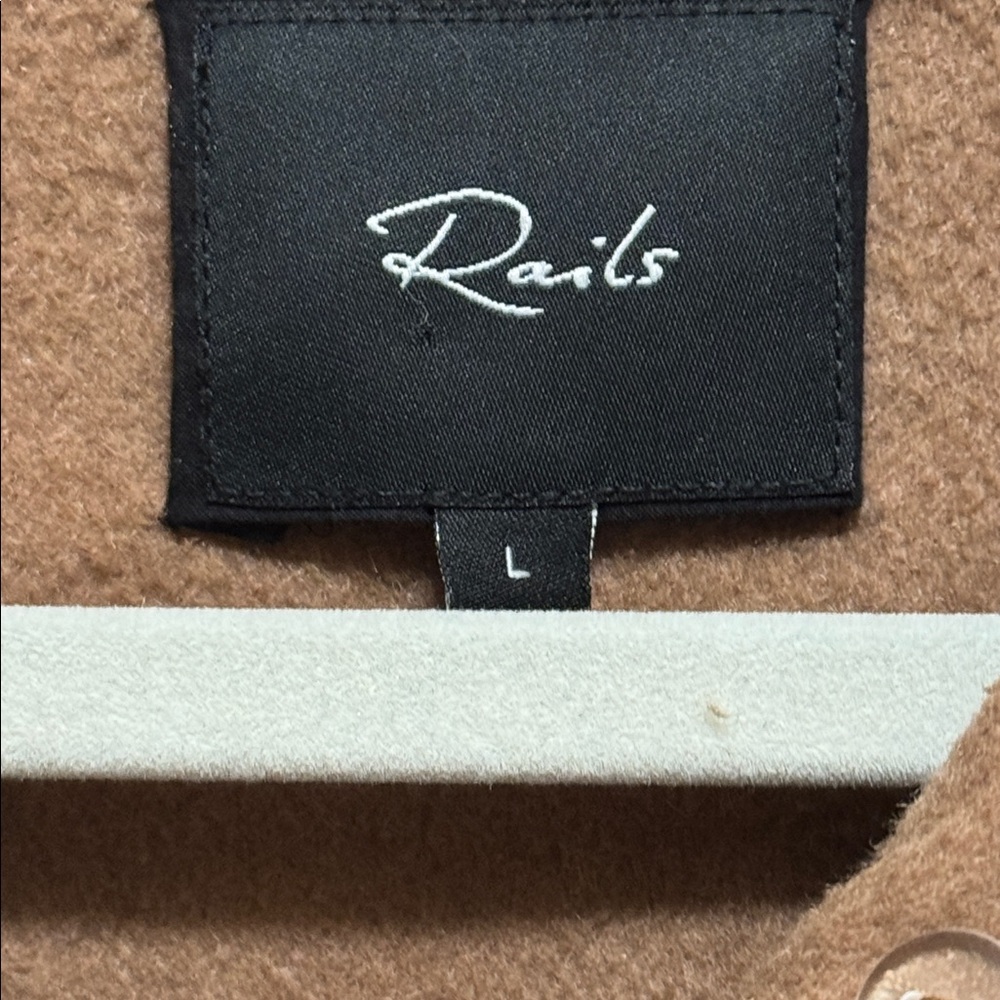 Trendy Tan Button-Up Jacket Rails - Picture 3 of 6